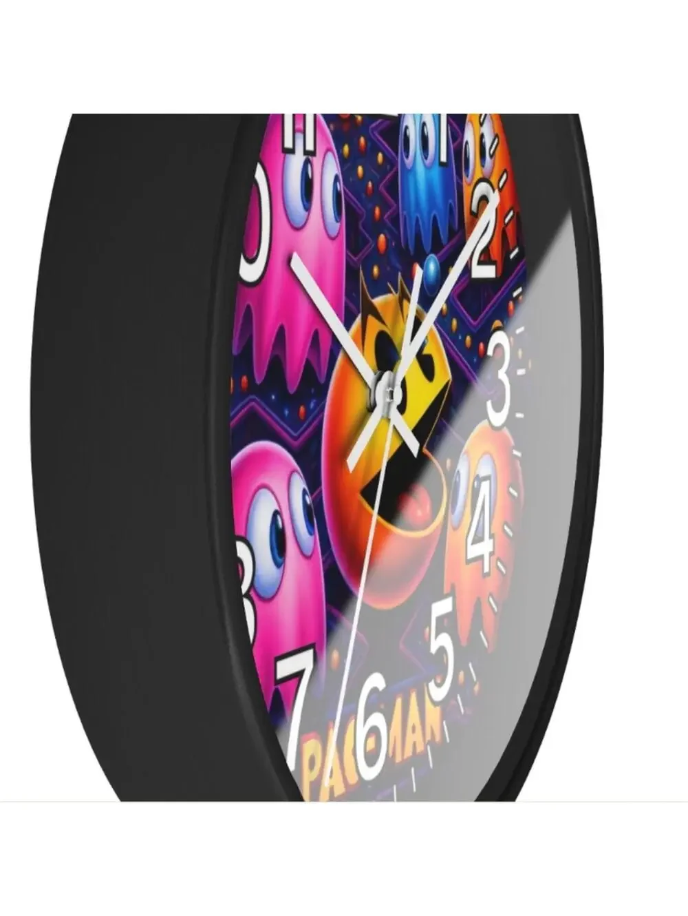 Pac-Man Atari Game Room Glow In The Dark Wall Clock New!
